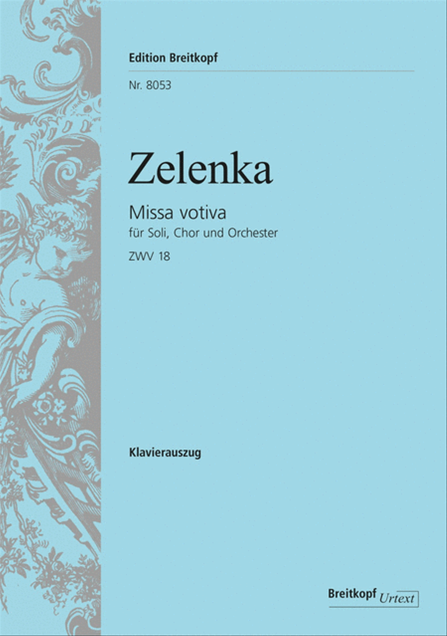 Missa votiva in E minor ZWV 18 4-Part scores gallery preview page 1