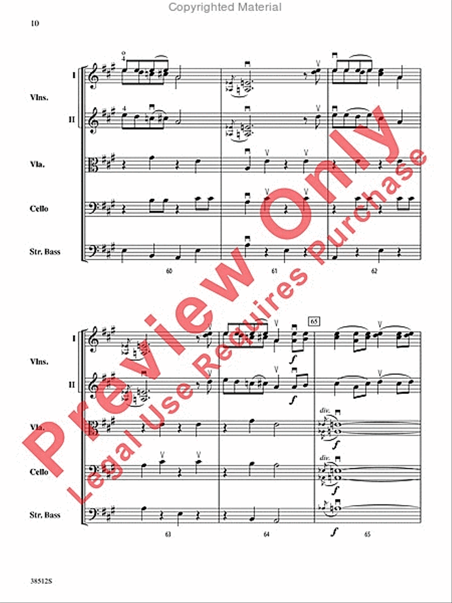 Bluegrass Fiddle Frenzy String Orchestra scores gallery preview page 11