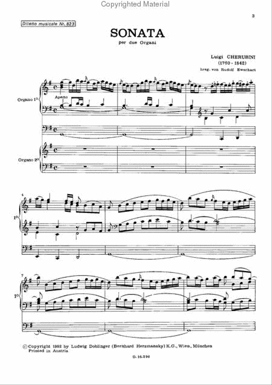 Sonata per due Organi Sonata per due Organi Organ scores gallery preview page 2