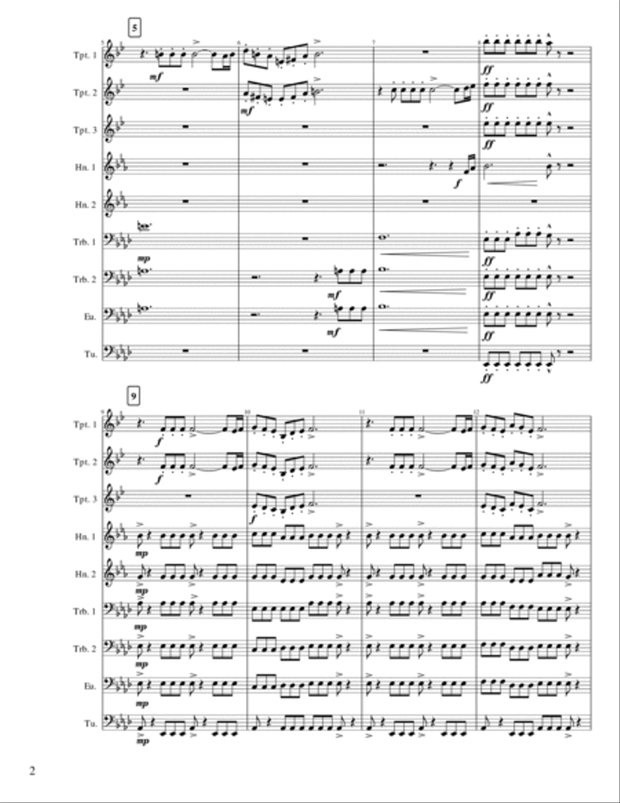 Wings of Apollo Small Ensemble scores gallery preview page 3
