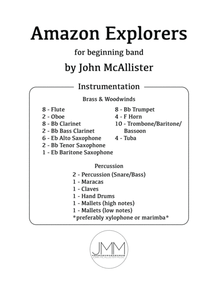 Amazon Explorers - for beginning band image number null