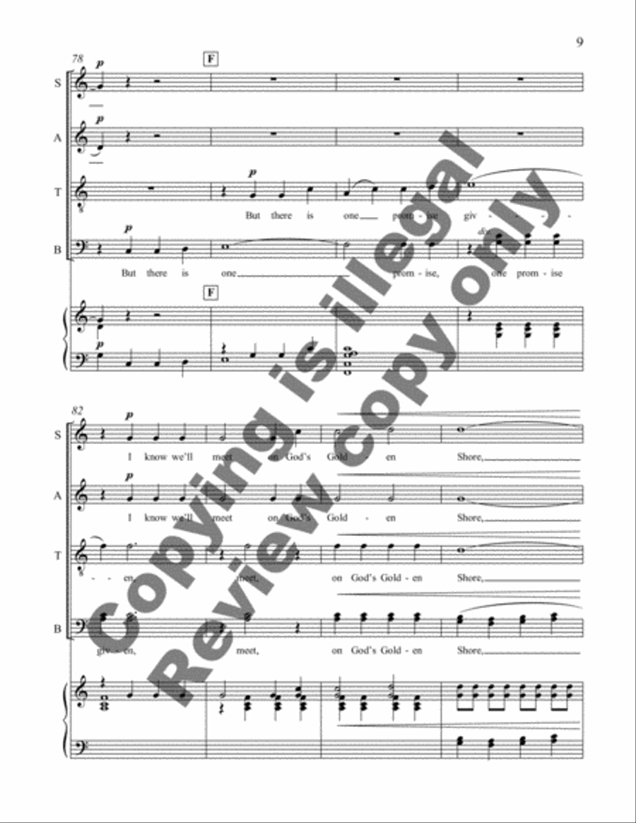 Maid of Constant Sorrow 4-Part scores gallery preview page 19