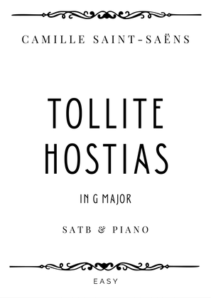 Saint-Saëns - Tollite Hostias from Christmas Oratorio in G Major - Easy