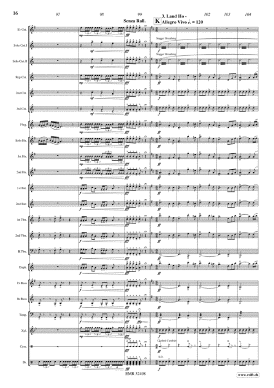 Muppets Treasure Island Brass Band scores gallery preview page 7