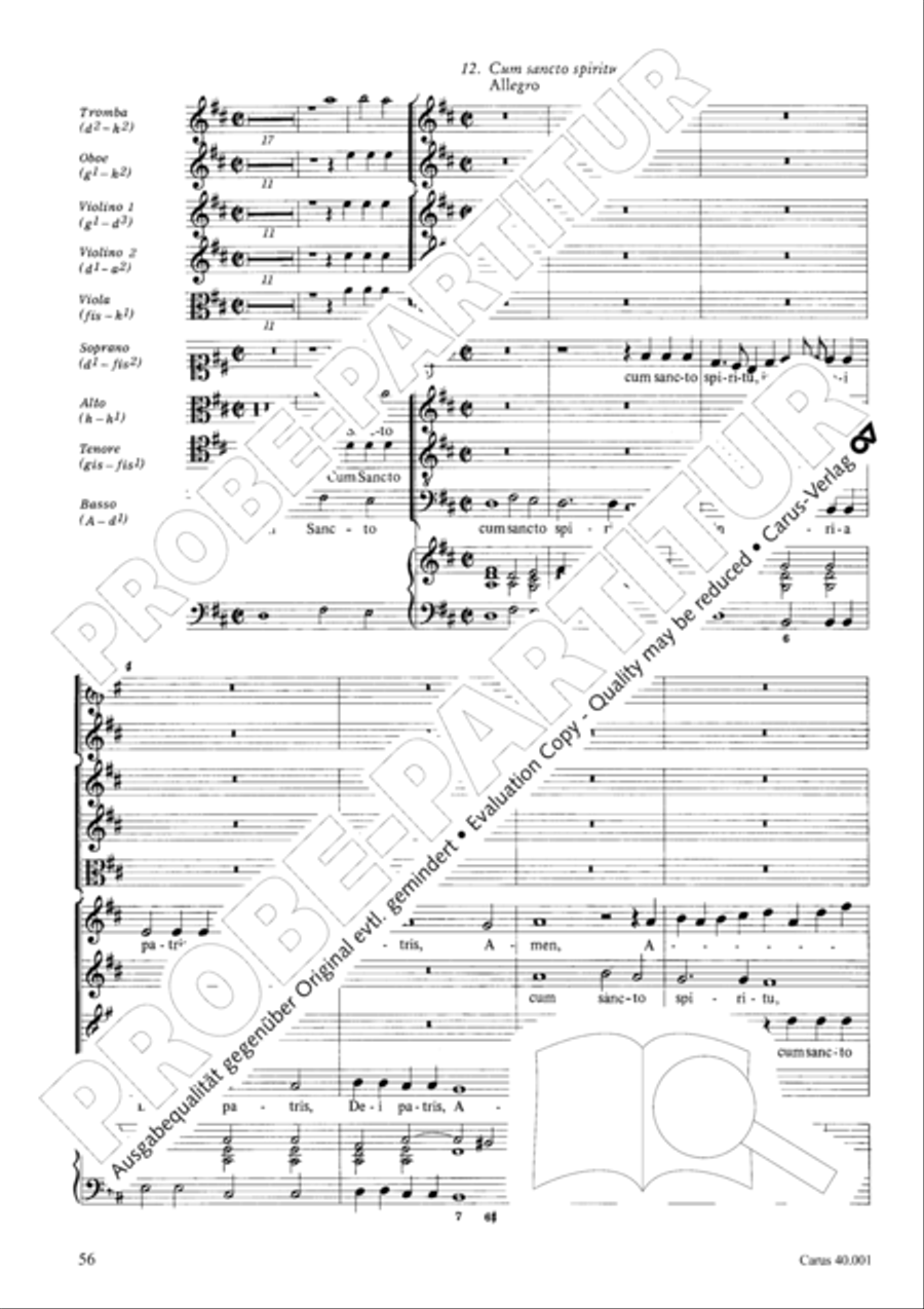 Gloria in D SSA scores gallery preview page 63