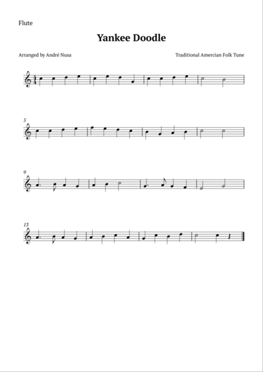 Yankee Doodle Woodwind Duet scores gallery preview page 2