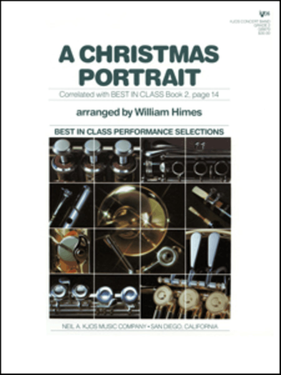 A Christmas Portrait - Score Concert Band scores gallery preview page 1
