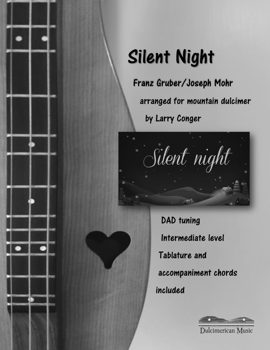 Silent Night Dulcimer scores gallery preview page 1