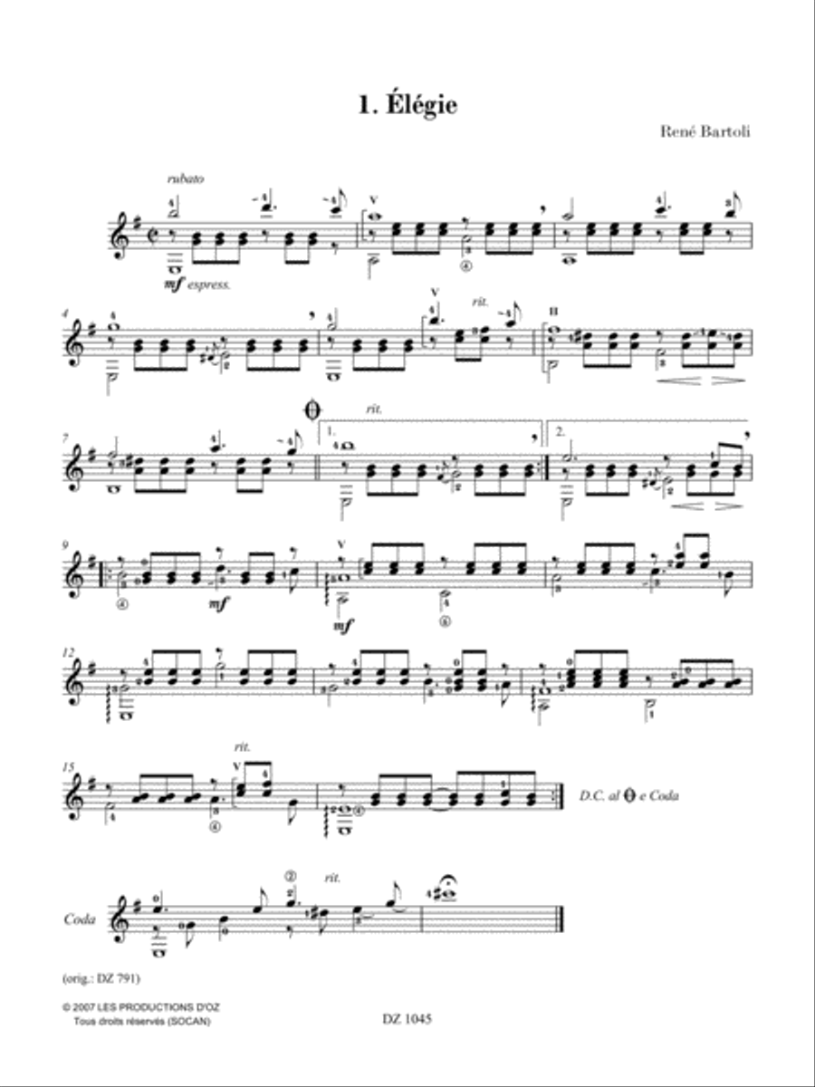 La guitare dans tous ses états, vol. 5 Classical Guitar scores gallery preview page 3