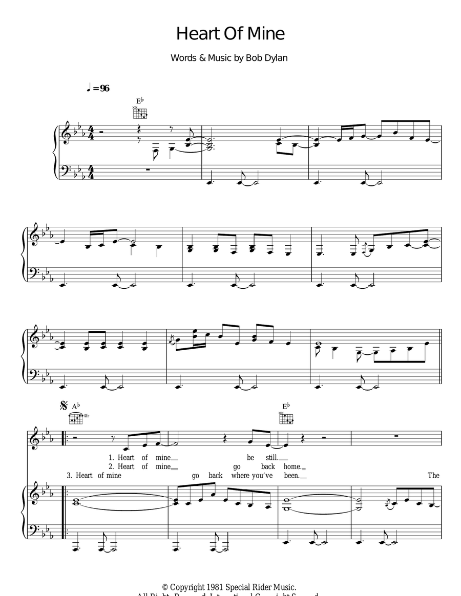 Heart Of Mine Heart Of Mine Acoustic Guitar scores gallery preview page 1