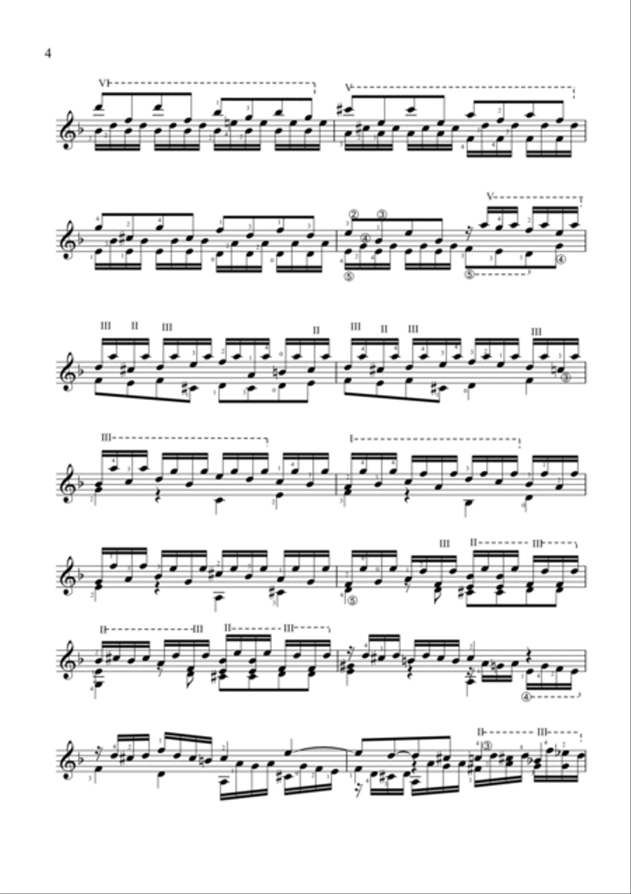 Toccata and Fugue in D minor (BWV 565) Acoustic Guitar scores gallery preview page 4