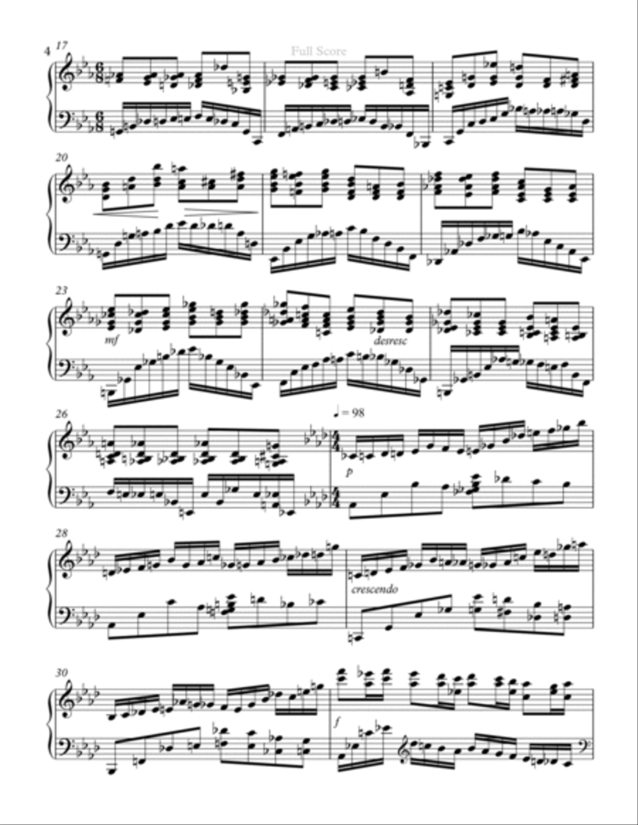 Nocturne Opus 53 Nocturne Opus 53 Piano Solo scores gallery preview page 4