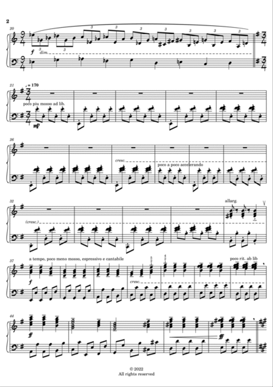 Deception point Piano Solo scores gallery preview page 2