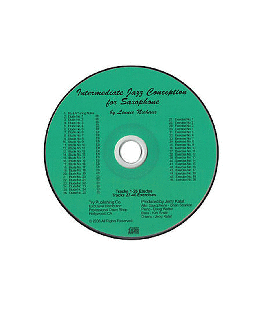 Intermediate Jazz Conception CD Only