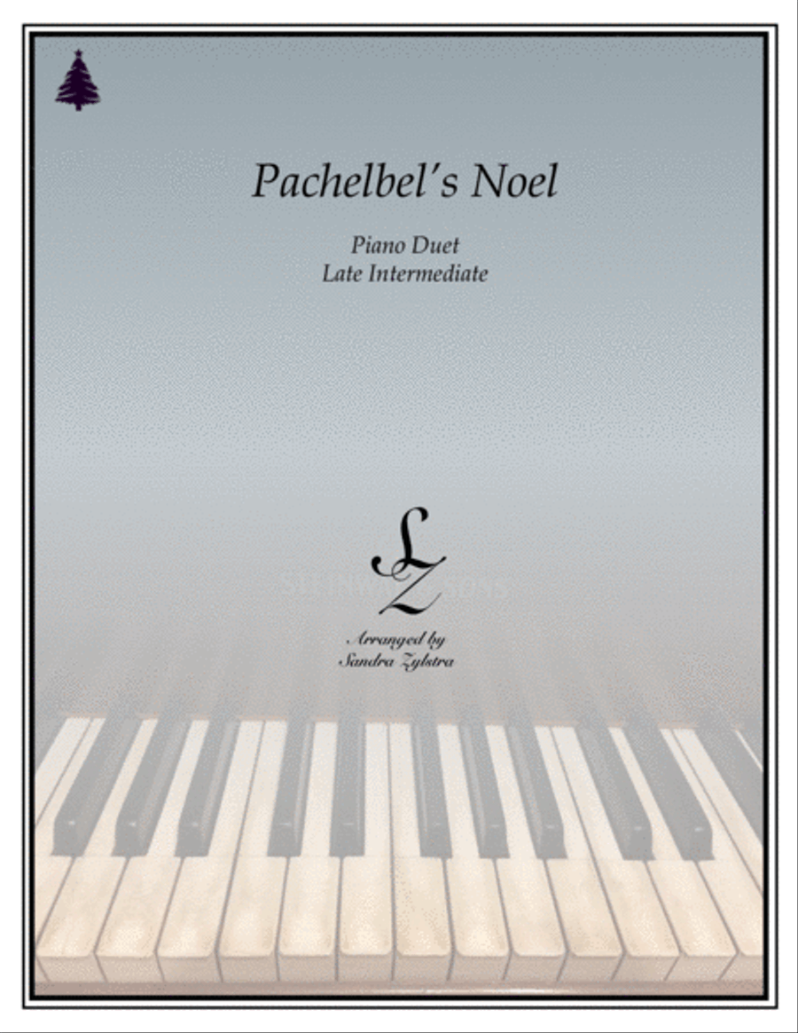 Pachelbel's Noel (1 piano, 4 hands duet) 1 Piano, 4-Hands scores gallery preview page 1