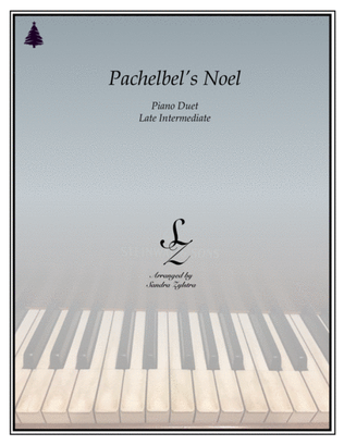 Book cover for Pachelbel's Noel (1 piano, 4 hands duet)