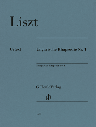 Book cover for Hungarian Rhapsody No. 1