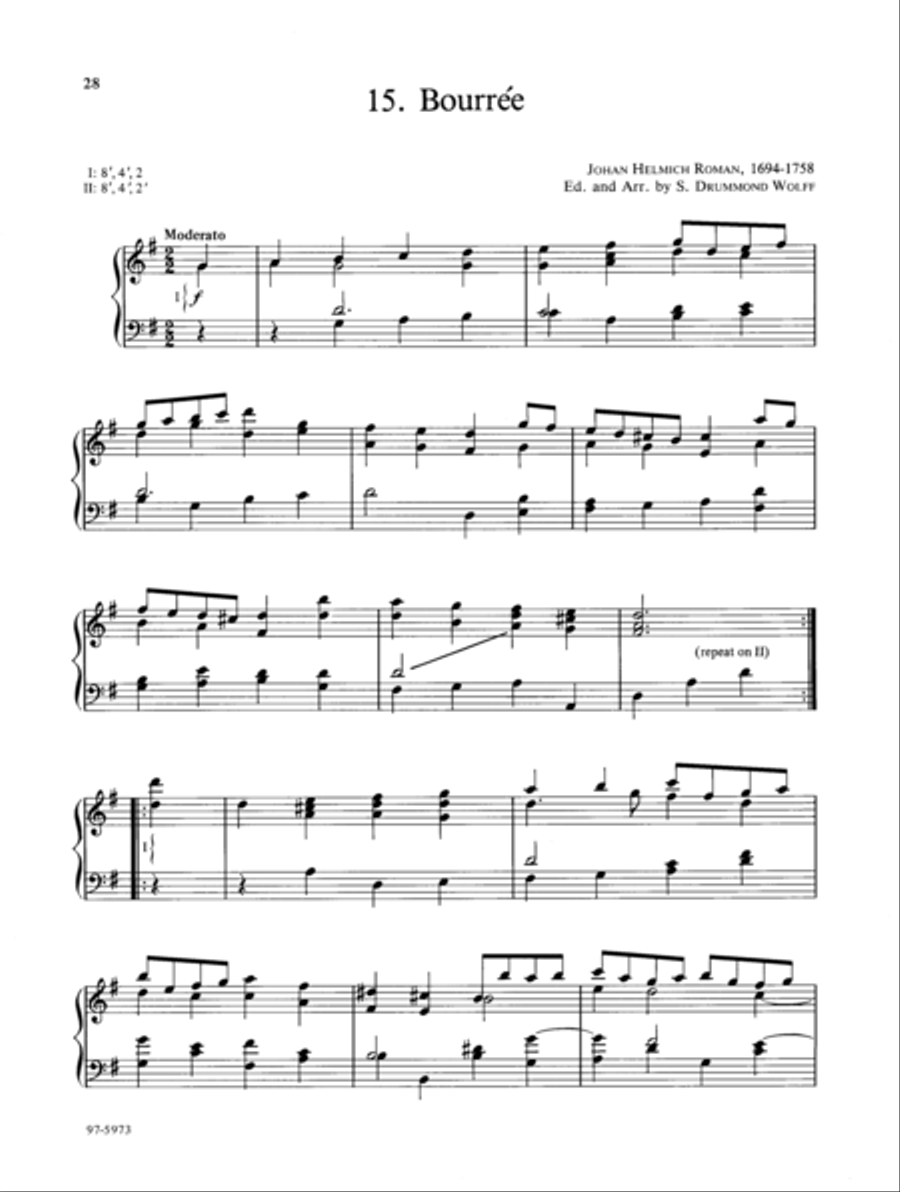 Baroque Music for Manuals, Vol. IV Organ scores gallery preview page 15