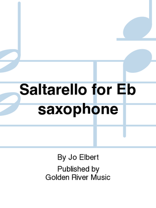 Saltarello for Eb saxophone