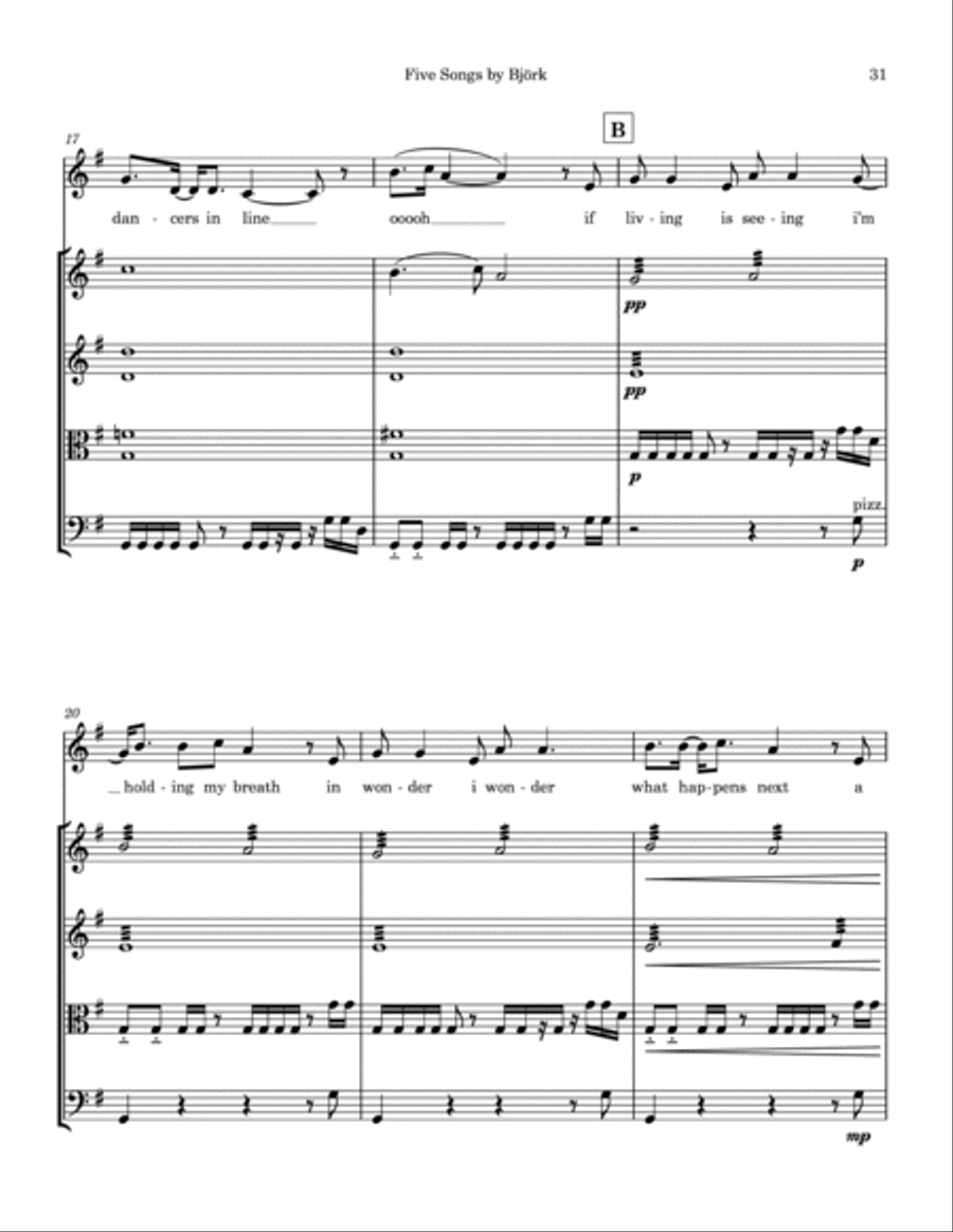 New World String Quartet scores gallery preview page 4