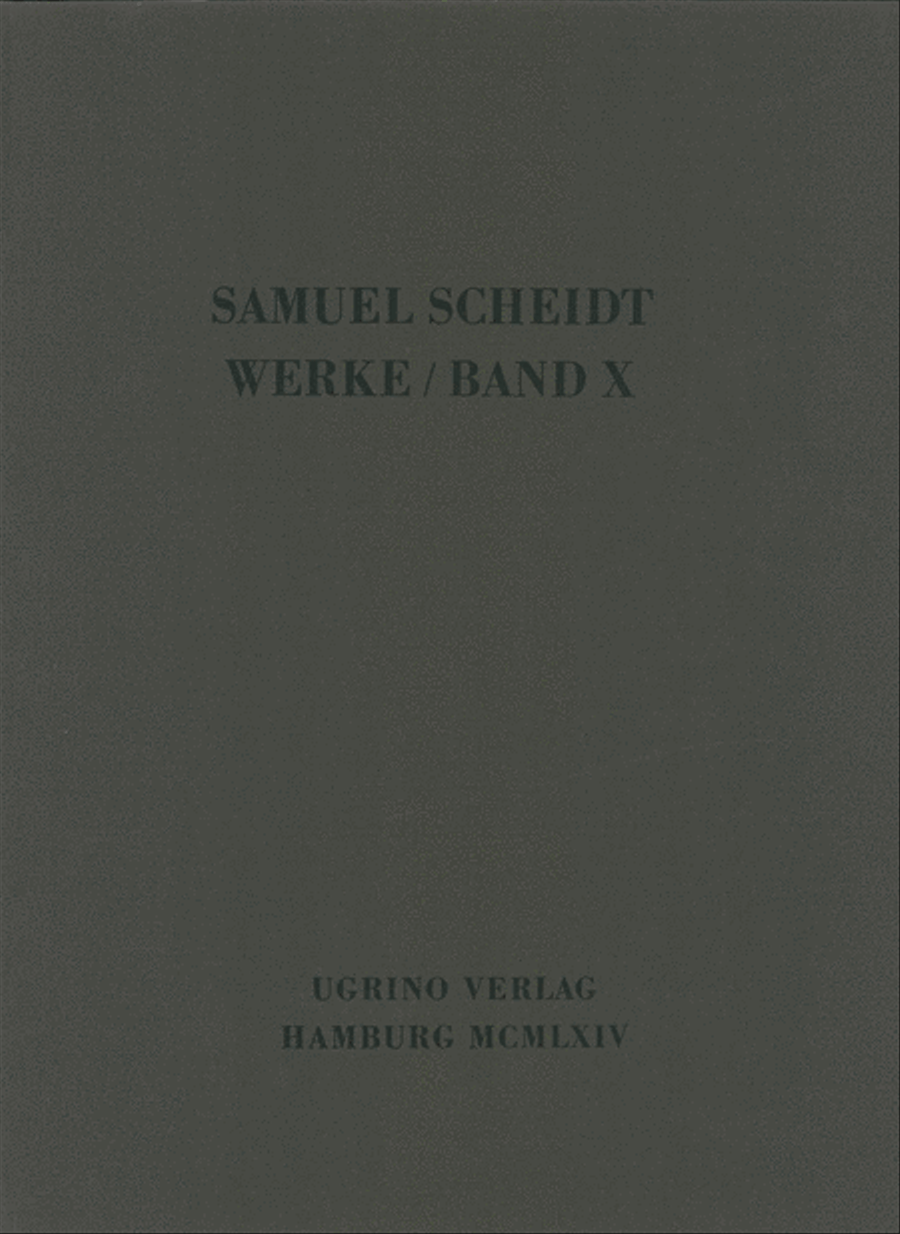 Complete Works of Samuel Scheidt