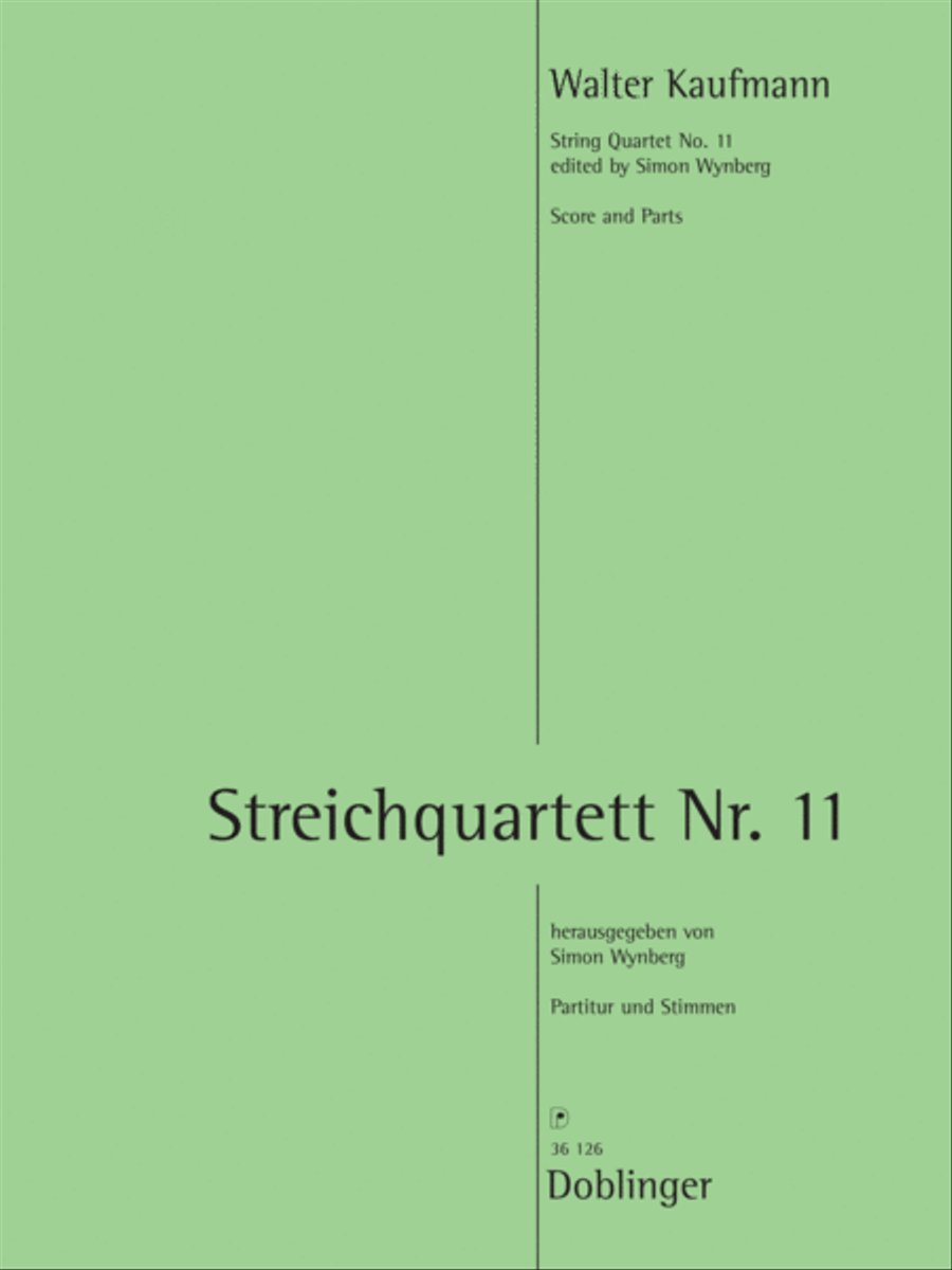 Streichquartett Nr. 11 String Quartet scores gallery preview page 2