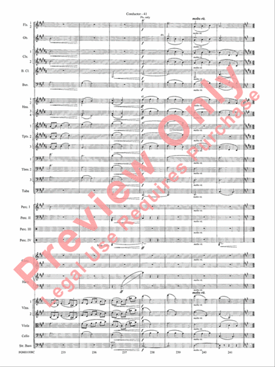 Harry Potter Symphonic Suite Full Orchestra scores gallery preview page 44