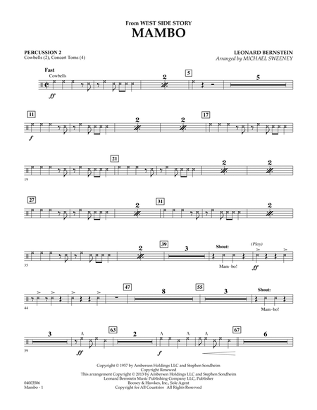 Mambo (from West Side Story) - Percussion 2 by Leonard Bernstein Concert Band - Digital Sheet Music