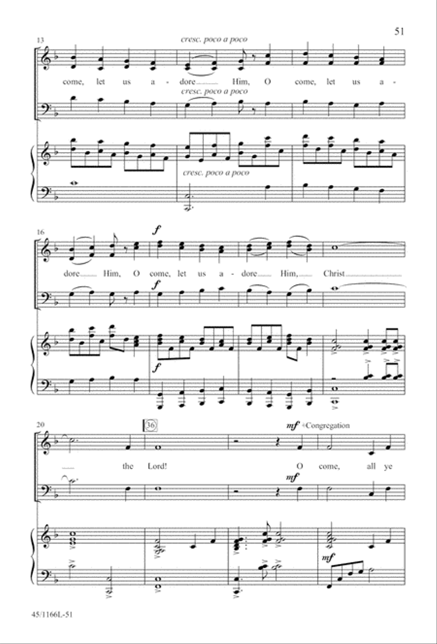 12 Carols for about 12 Singers 3-Part scores gallery preview page 52