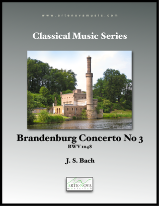 Book cover for Brandenburg Concerto No 3 - BWV 1048