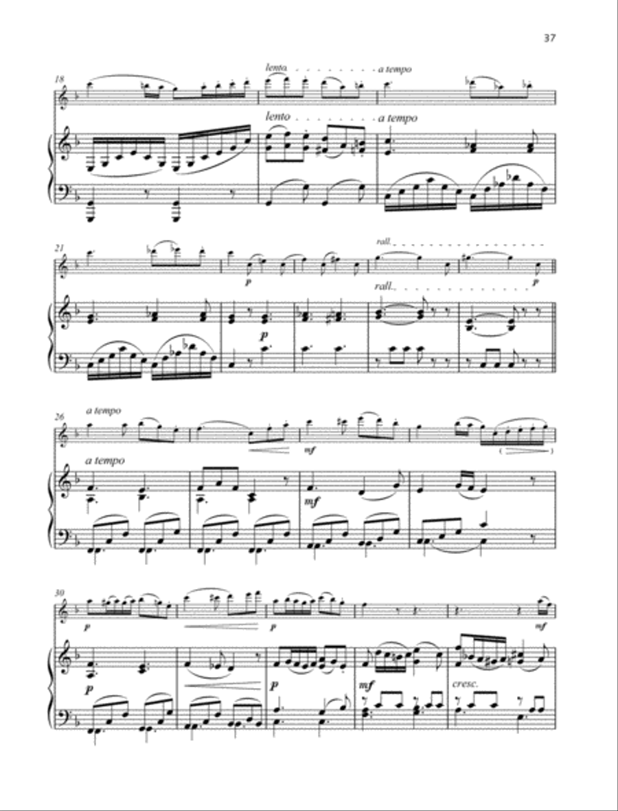 Song Without Words Flute Solo scores gallery preview page 2