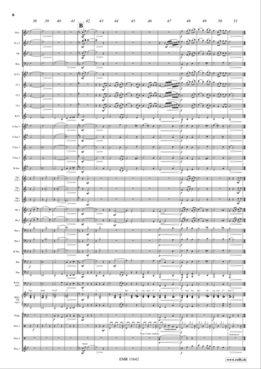 Flight To France Concert Band scores gallery preview page 7
