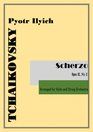 Scherzo Op.42, No.2 (arr. for Violin and Strings)