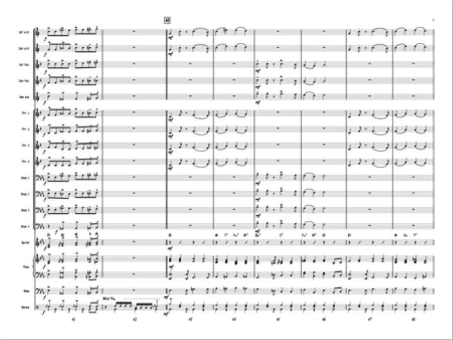 Hark, Those Herald Angels Rock! Jazz Ensemble scores gallery preview page 7