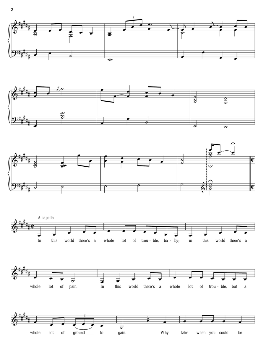 Why Walk When You Can Fly Piano, Vocal, Guitar scores gallery preview page 2