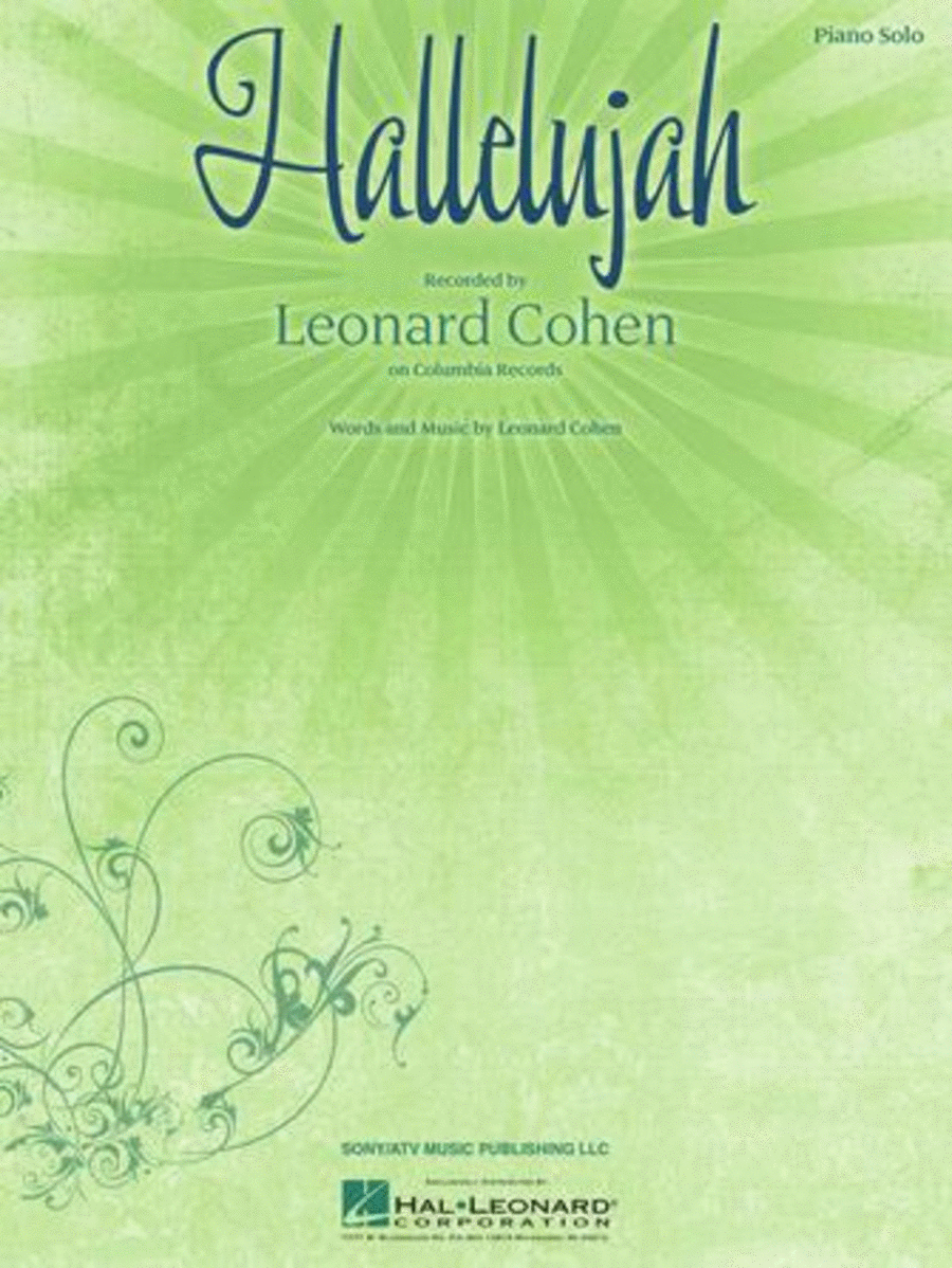 Hallelujah Hallelujah Piano Solo scores gallery preview page 1