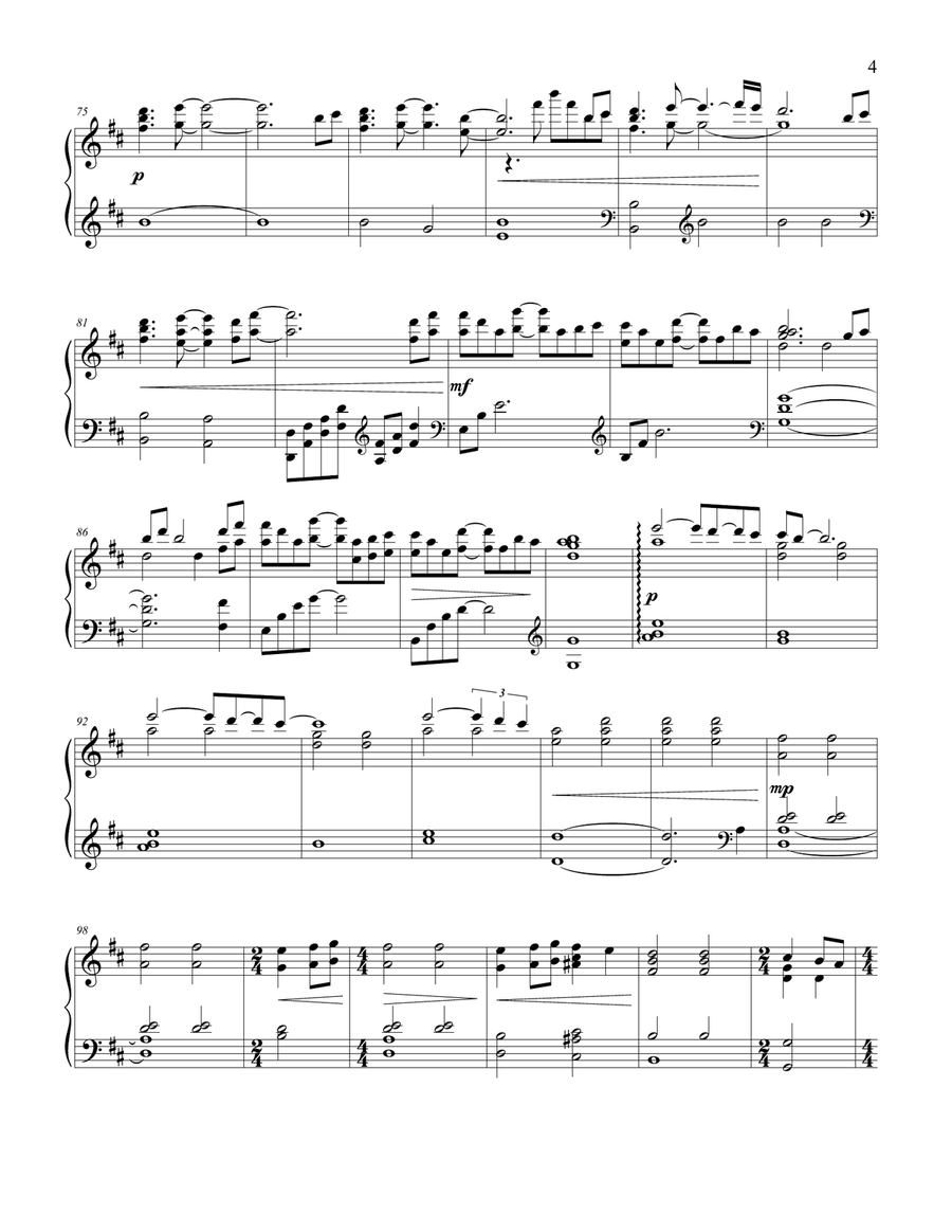 Breath Of Heaven (mary's Song) Piano Solo scores gallery preview page 4