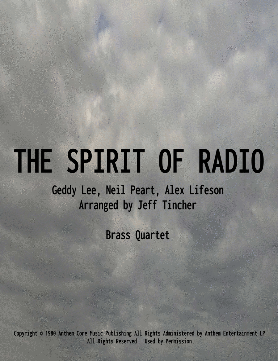 The Spirit Of Radio Brass Ensemble scores gallery preview page 1