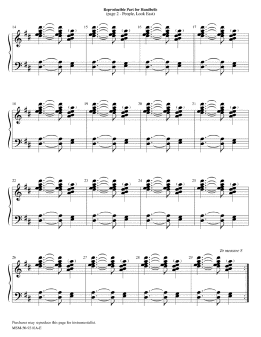 People, Look East Choir scores gallery preview page 2