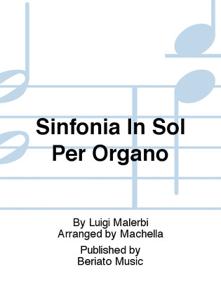 Sinfonia In Sol Per Organo