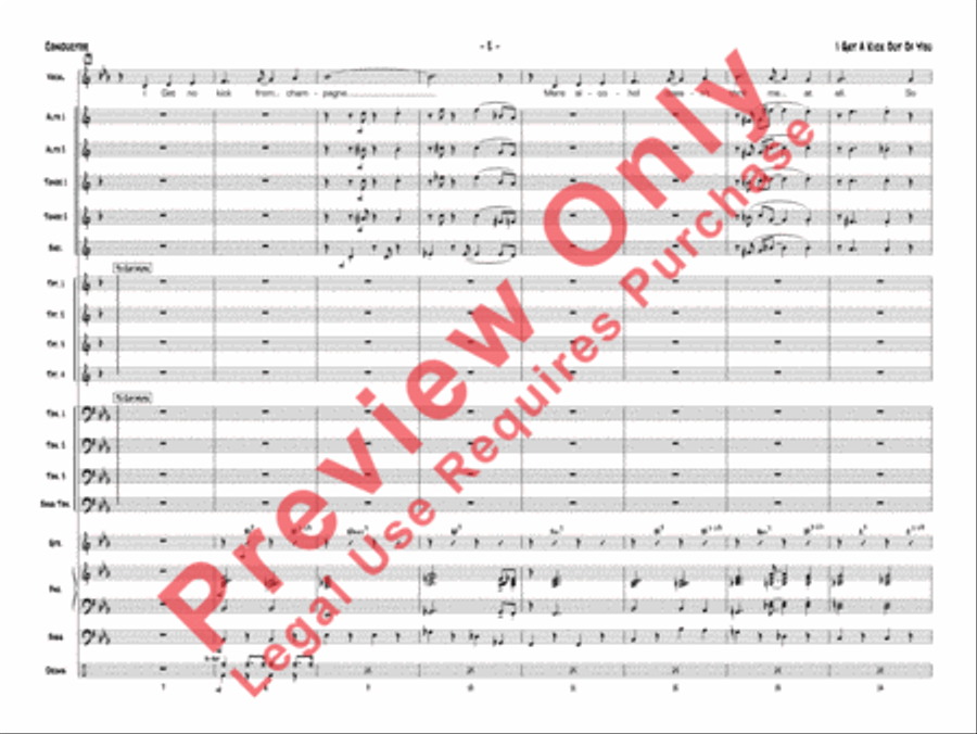I Get a Kick Out of You Jazz Ensemble scores gallery preview page 23