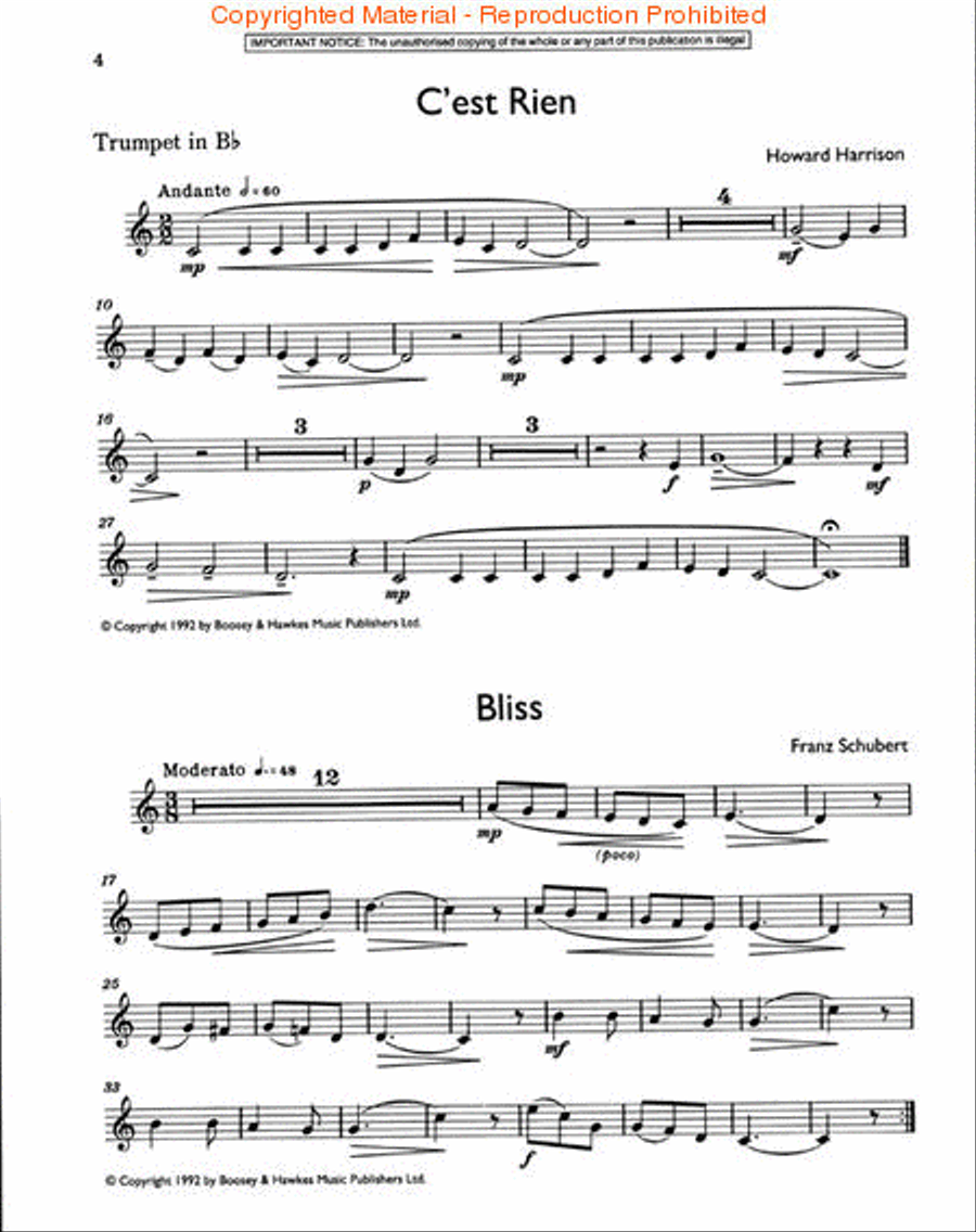 Amazing Solos Trumpet Solo scores gallery preview page 2