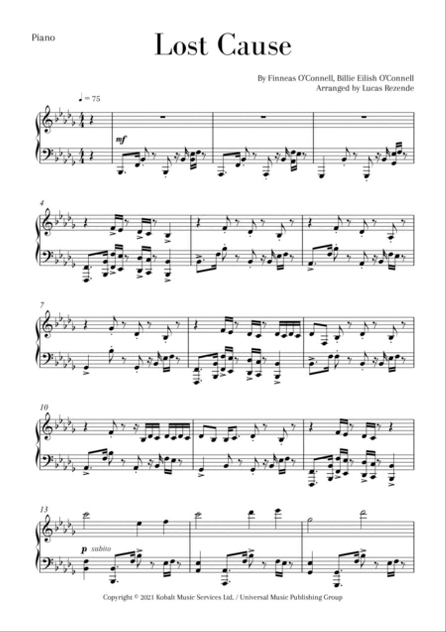 Lost Cause Small Ensemble scores gallery preview page 3