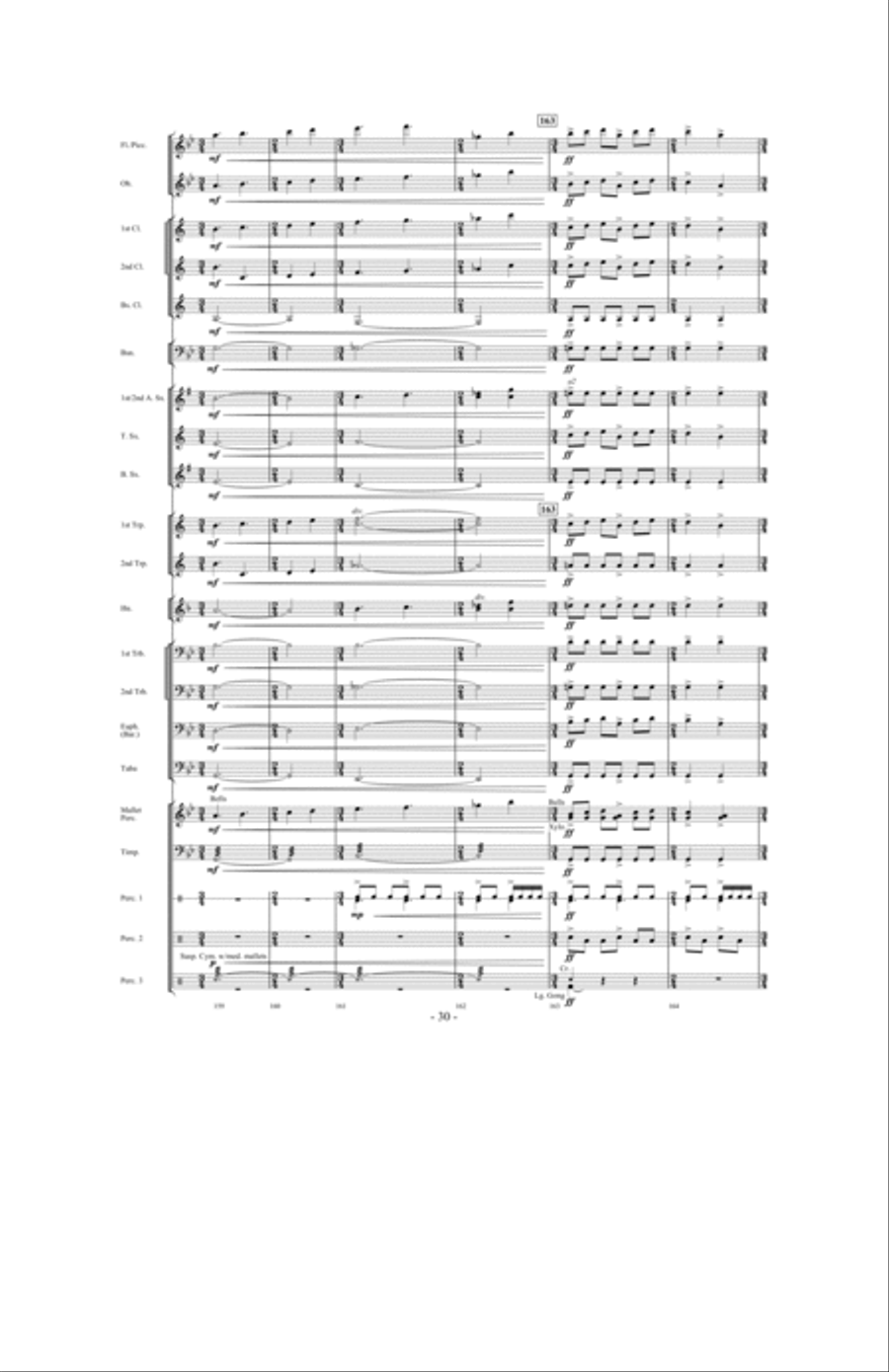 Saturn: The Ringed Planet Concert Band scores gallery preview page 29