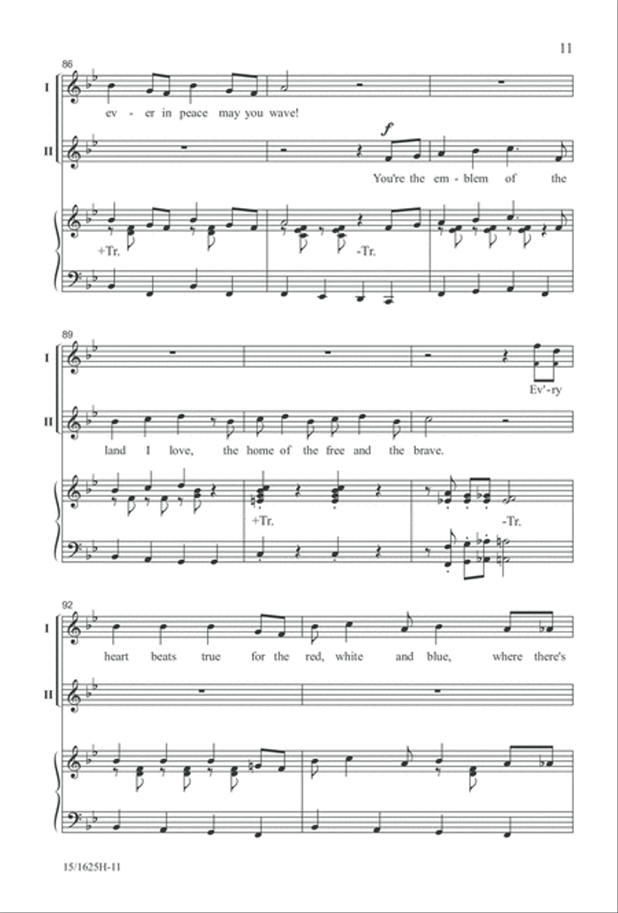 A Patriotic Salute A Patriotic Salute 2-Part scores gallery preview page 11
