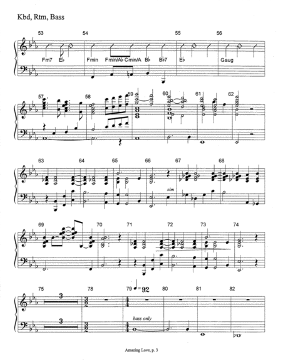 Amazing Love Choir scores gallery preview page 19