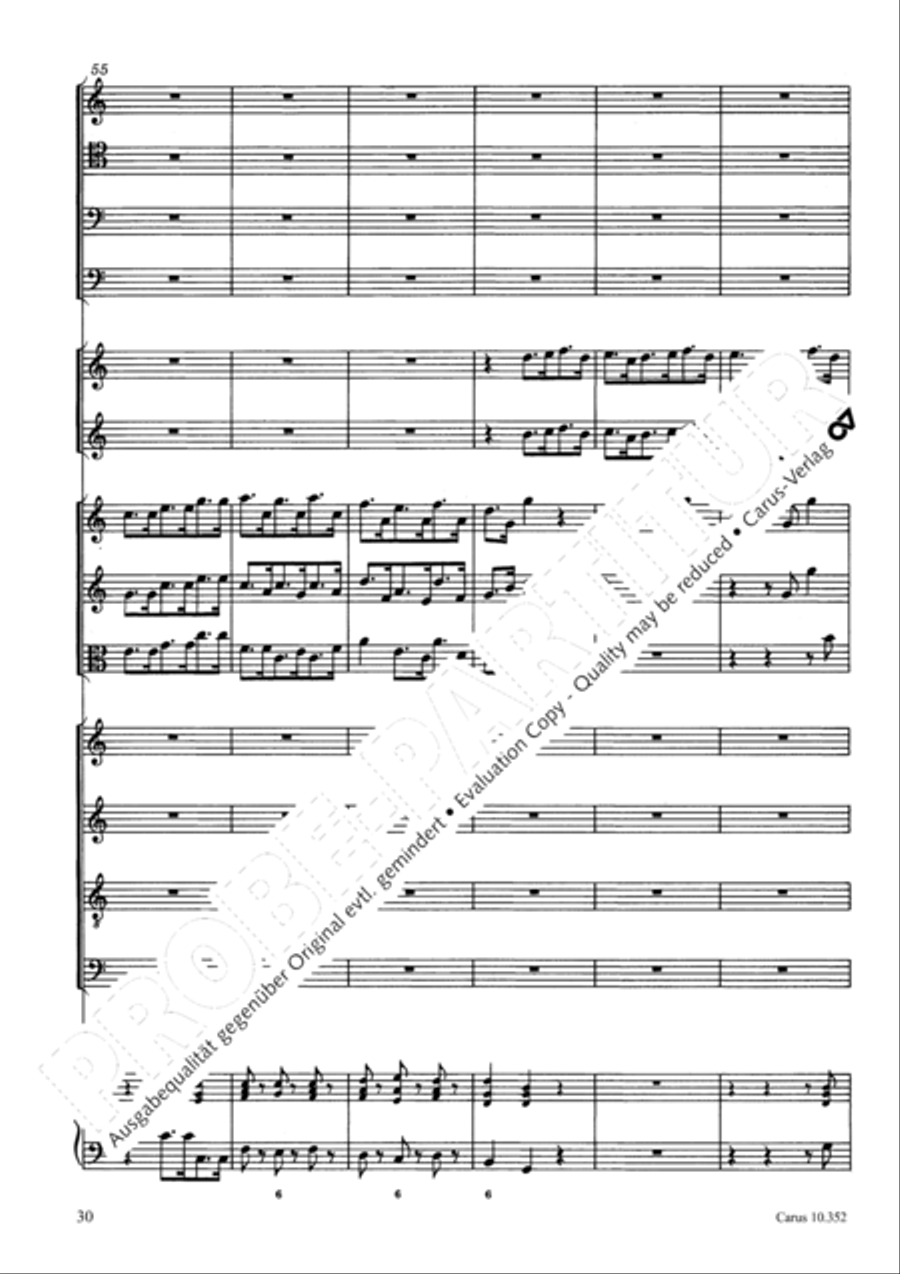 From the deepest comes our plea (Aus der Tiefen rufen wir) 4-Part scores gallery preview page 33