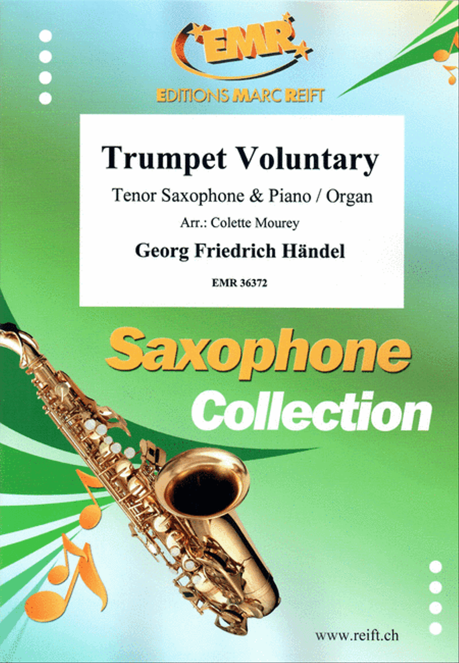 Trumpet Voluntary Tenor Saxophone scores gallery preview page 1