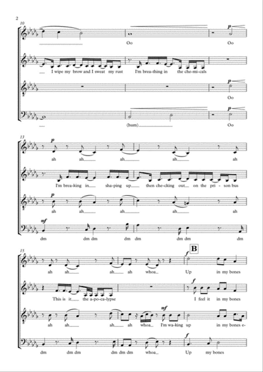 Radioactive 4-Part scores gallery preview page 2