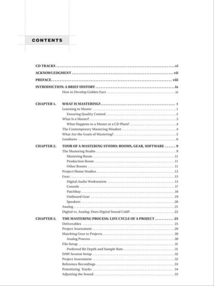Audio Mastering – Essential Practices CD scores gallery preview page 3